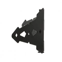 Everbilt 8 in. Black Heavy-Duty Decorative Strap Hinges (2-Pack) -Everbilt Store everbilt fence gate hinges 18105 40 1000