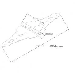 Everbilt 8 in. Black Heavy-Duty Decorative Strap Hinges (2-Pack) -Everbilt Store everbilt fence gate hinges 18105 76 1000