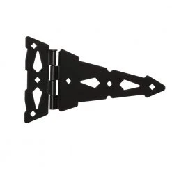 Everbilt 10 in. Black Heavy-Duty Decorative Tee Hinge (2-Pack) -Everbilt Store everbilt fence gate hinges 18114 a0 1000