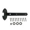 Everbilt 12 in. Black Extra Heavy Duty Tee Hinge