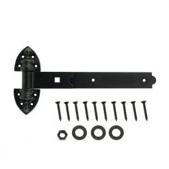 Everbilt 12 in. Black Extra Heavy Duty Tee Hinge