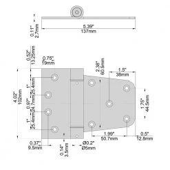 Everbilt Black Self-Closing Gate Kit -Everbilt Store everbilt fence gate latches slide bolts 13534 1f 1000
