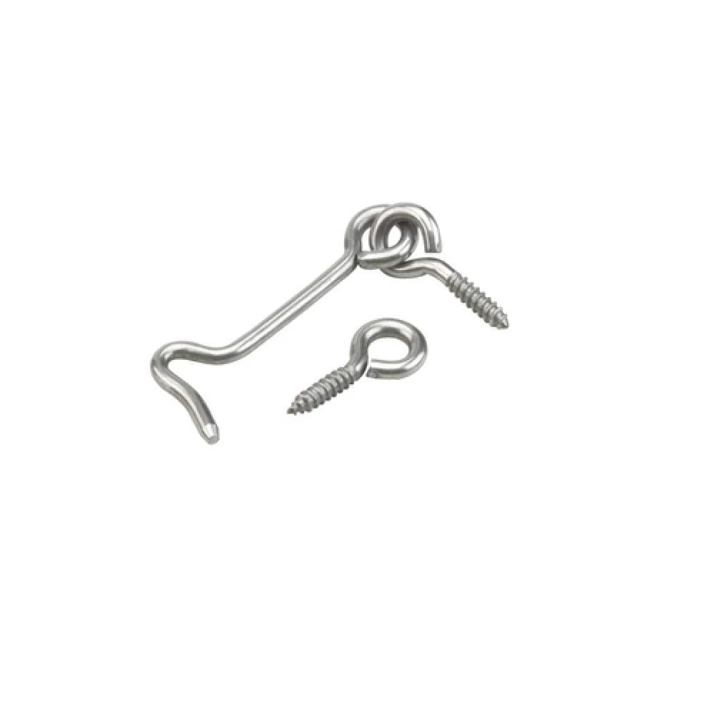Everbilt 2 in. Stainless Steel Hook and Eye 1 Everbilt 2 in. Stainless Steel Hook and Eye