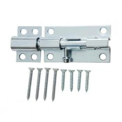 Everbilt 4 in. Zinc-Plated Heavy Duty Barrel Bolt