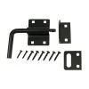 Everbilt 5 in. Black Heavy Duty Gate Slide Bolt Latch