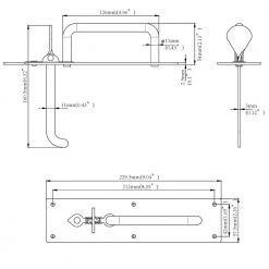Everbilt Black Heavy Duty Gate Thumb Latch -Everbilt Store everbilt fence gate latches slide bolts 20524 fa 1000