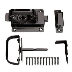 Everbilt Black Swinging Door Latch