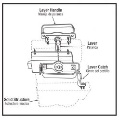 Everbilt Black Swinging Door Latch -Everbilt Store everbilt fence gate latches slide bolts 80032 66 1000