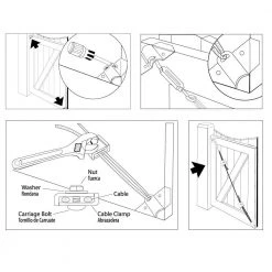 Everbilt Anti-Sag Gate Kit -Everbilt Store everbilt fence hardware 15469 66 1000