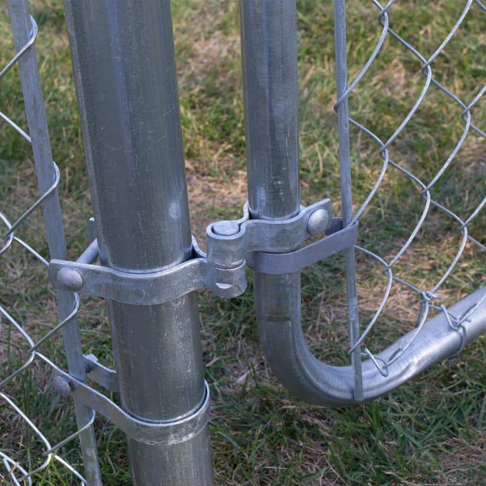 Everbilt 2-3/8 in. Galvanized Chain Link Walk Gate Hardware Set 3 Everbilt 2-3/8 in. Galvanized Chain Link Walk Gate Hardware Set - Image 3