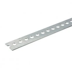 Everbilt 1-3/8 in. x 48 in. Zinc-Plated Punched Steel Flat Bar with 1/16 in. Thick