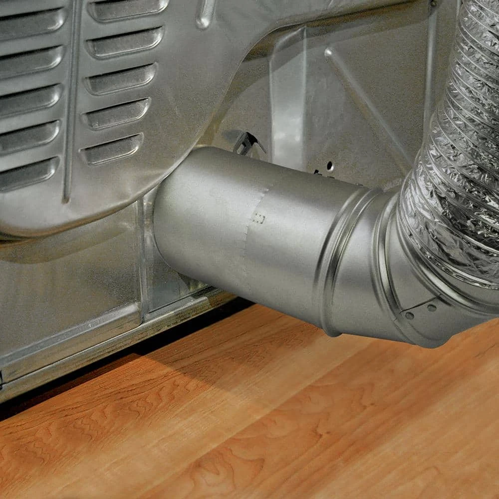 Everbilt 4 in x 4 in Solid Aluminum Duct Connector 3 Everbilt 4 in x 4 in Solid Aluminum Duct Connector - Image 3