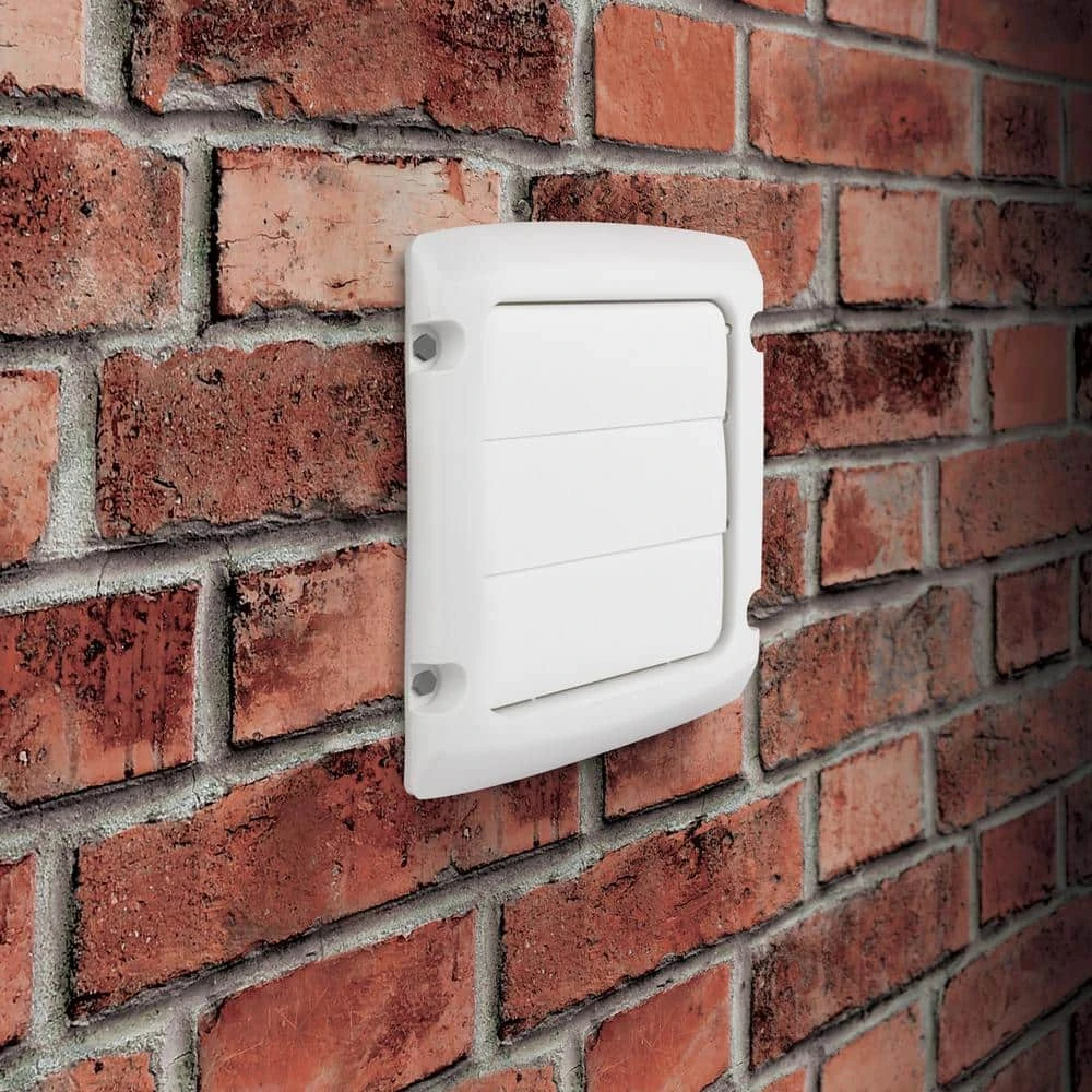 Everbilt 4 in. Louvered Vent Cap in White 2 Everbilt 4 in. Louvered Vent Cap in White - Image 2