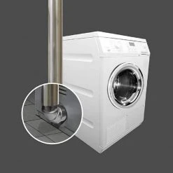 Everbilt 4 in. x 2 ft. Aluminum Pipe -Everbilt Store everbilt flexible ductwork p4e20hd 66 1000