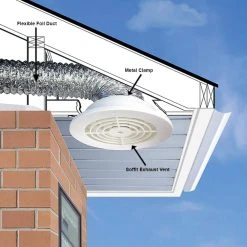 Everbilt 4 in. to 6 in. Soffit Exhaust Vent -Everbilt Store everbilt flexible ductwork sevhd 40 1000