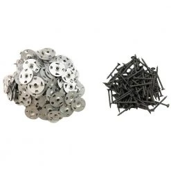 Everbilt Screws and Washers (160-Pack), Use with XPS Foam Backer Board Tile Underlayment