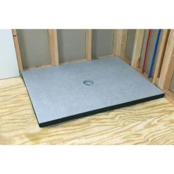 Everbilt 36 in. x 48 in. Shower Base with Center Drain (Drain Assembly Included) -Everbilt Store everbilt floor installation kits evb3648sbc 4f 1000