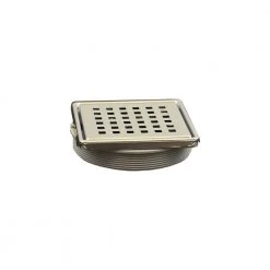 Everbilt 4 in. Chrome Drain Cover (with Square Grid Pattern)
