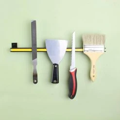 Everbilt 17-1/4 in.Heavy Duty Wall-Mounted Magnetic Tool Storage Bar 85 lbs 12 Everbilt 17-1/4 in.Heavy Duty Wall-Mounted Magnetic Tool Storage Bar 85 lbs -Everbilt Store everbilt garage cabinet accessories 17962 a0 1000