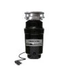 Everbilt 1/2 HP Standard Continuous Feed Garbage Disposal with Stainless Steel Sink Flange and Attached Power Cord