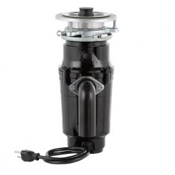 Everbilt 1/2 HP Standard Continuous Feed Garbage Disposal with Stainless Steel Sink Flange and Attached Power Cord -Everbilt Store everbilt garbage disposals 10 us eb500 66 1000