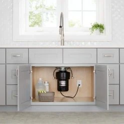 Everbilt 3/4 HP Continuous Feed Garbage Disposal with Stainless Steel Sink Flange and Attached Power Cord -Everbilt Store everbilt garbage disposals 10 us eb750 31 1000