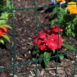 Everbilt 4 ft. x 50 ft. Green PVC Coated Welded Wire -Everbilt Store everbilt garden fencing 308352eb 1f 1000