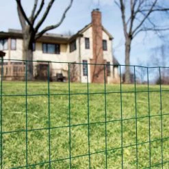 Everbilt 4 ft. x 50 ft. Green PVC Coated Welded Wire -Everbilt Store everbilt garden fencing 308352eb 4f 1000