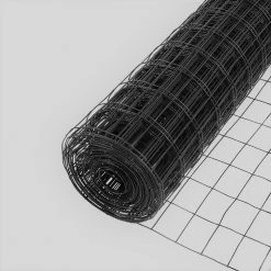 Everbilt 3 ft. x 50 ft. Black PVC Coated Welded Wire