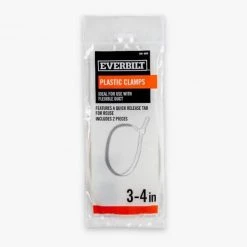 Everbilt 3 in. to 4 in. Adjustable Plastic Cable Tie Clamps (2-Pack) -Everbilt Store everbilt gas fittings connectors 2c234hd 31 1000