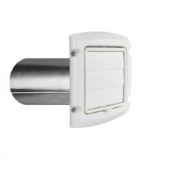 Everbilt 4 in. Hinged Louvered Vent Hood in White -Everbilt Store everbilt gas fittings connectors bhlh4whd 40 1000