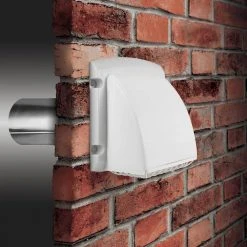 Everbilt Wide Mouth Dryer Vent Hood in White -Everbilt Store everbilt gas fittings connectors bpmh4whd6 40 1000