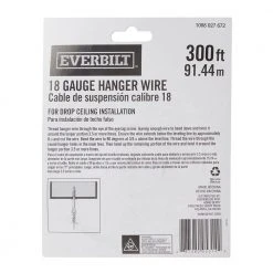 Everbilt 18-Gauge 300 ft. Hanger Wire -Everbilt Store everbilt hanger wire 805314 40 1000