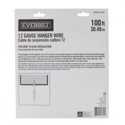 Everbilt 12-Gauge 100 ft. Hanger Wire -Everbilt Store everbilt hanger wire 805344 40 1000