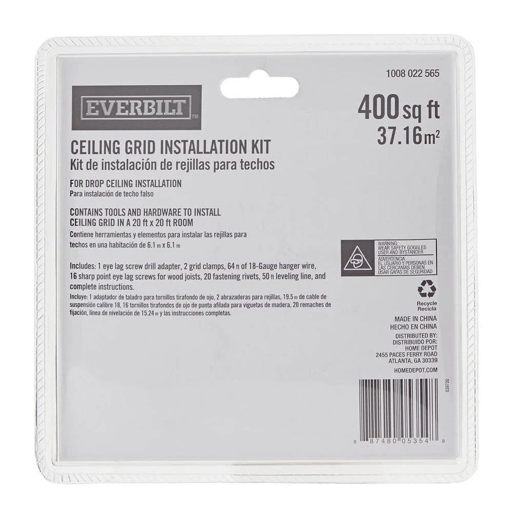 Everbilt 400 sq. ft. DROP CEILING GRID INSTALL KIT 3 Everbilt 400 sq. ft. DROP CEILING GRID INSTALL KIT - Image 3