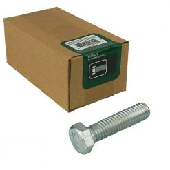 Everbilt 1/4 in.-20 x 1 in. Zinc Plated Hex Bolt (100-Pack)