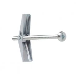 Everbilt 1/8 in. x 3 in. Zinc-Plated Steel Mushroom-Head Phillips Toggle Bolts with Screws (25-Pack) -Everbilt Store everbilt hollow wall anchors 803902 40 1000