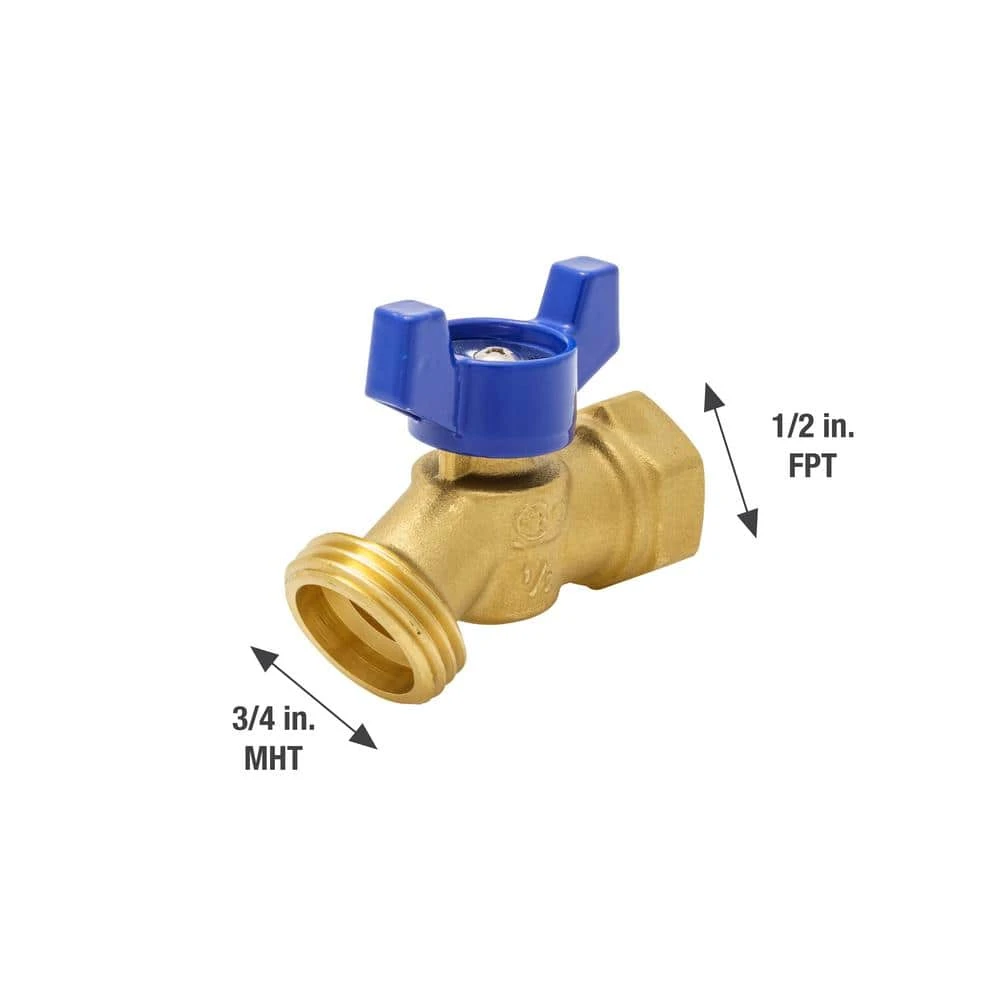 Everbilt 1/2 in. Brass Female Hose Bibb 2 Everbilt 1/2 in. Brass Female Hose Bibb - Image 2