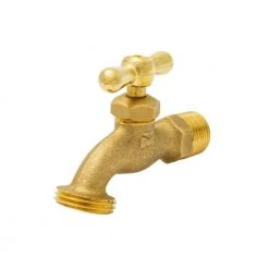 Everbilt 1/2 in. x 3/4 in. MIP x MHT Brass Hose Bibb Valve