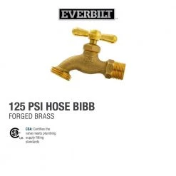 Everbilt 1/2 in. x 3/4 in. MIP x MHT Brass Hose Bibb Valve -Everbilt Store everbilt hose bibbs 103 003eb d4 1000