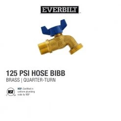 Everbilt Quarter Master 1/2 in. Forged Brass MPT and Internal Solder Hose Bibb -Everbilt Store everbilt hose bibbs 103 053eb 44 1000