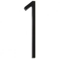 Everbilt 5 in. Black Floating or FLush House Number 1