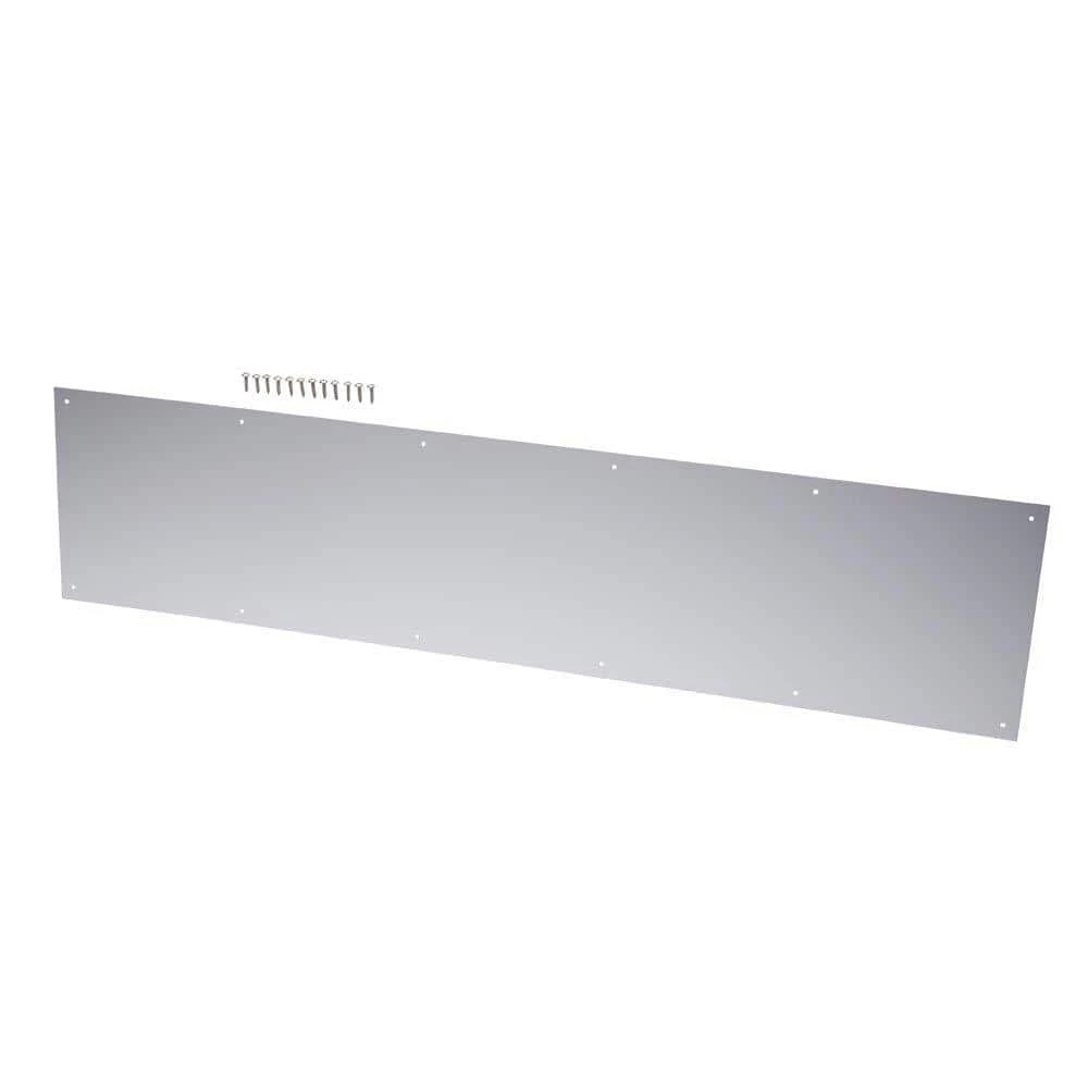 Everbilt 8 in. x 34 in. Satin Aluminum Kick Plate 1 Everbilt 8 in. x 34 in. Satin Aluminum Kick Plate