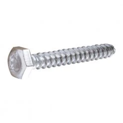 Everbilt 1/4 in. x 1-1/2 in. Hex Zinc Plated Lag Screw (100-Pack)
