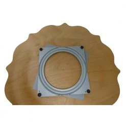 Everbilt 6 in. Silver Square Lazy Susan Turntable with 400 lbs. Load Rating (3-Pack) -Everbilt Store everbilt lazy susans 49548 3 40 1000