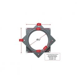 Everbilt 6 in. Silver Square Lazy Susan Turntable with 400 lbs. Load Rating (3-Pack) -Everbilt Store everbilt lazy susans 49548 3 76 1000