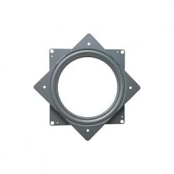 Everbilt 6 in. Silver Square Lazy Susan Turntable with 400 lbs. Load Rating (6-Pack) -Everbilt Store everbilt lazy susans 49548 6 4f 1000