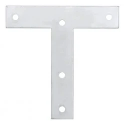 Everbilt 5 in. x 5 in. Zinc-Plated T-Plate (6-Pack) -Everbilt Store everbilt mending plates 12504 e1 1000