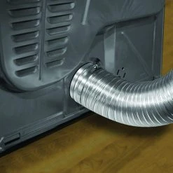 Everbilt 4.4 in. W x 4.4 in. H x 24.55 in. L Heavy Duty Aluminum Duct with Collars -Everbilt Store everbilt metal ducts mfx46c2ulhd12 40 1000