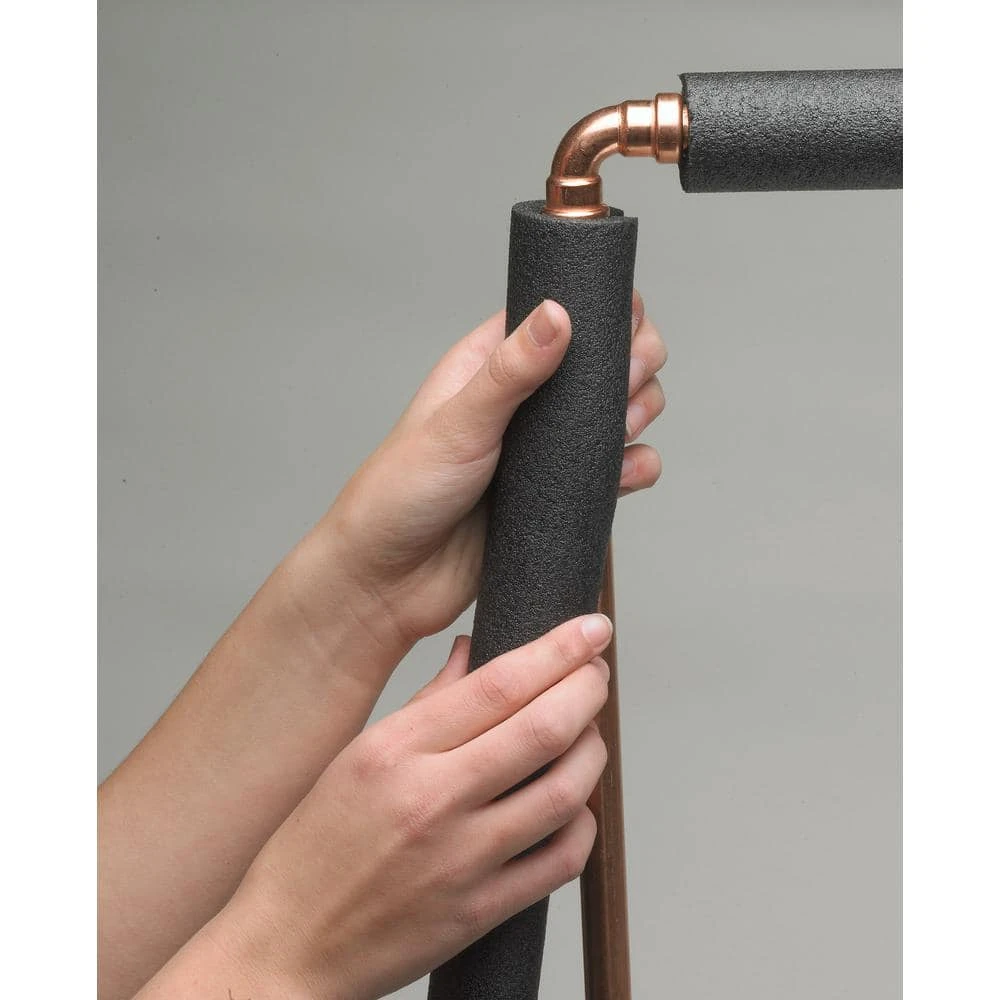 Everbilt 3/4 in. x 3 ft. Foam Pre-Slit Pipe Insulation (4-Pack) 3 Everbilt 3/4 in. x 3 ft. Foam Pre-Slit Pipe Insulation (4-Pack) - Image 3